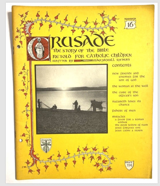 1955 Crusade Bible Stories for Catholic Children Lot of 7 Booklets Mary