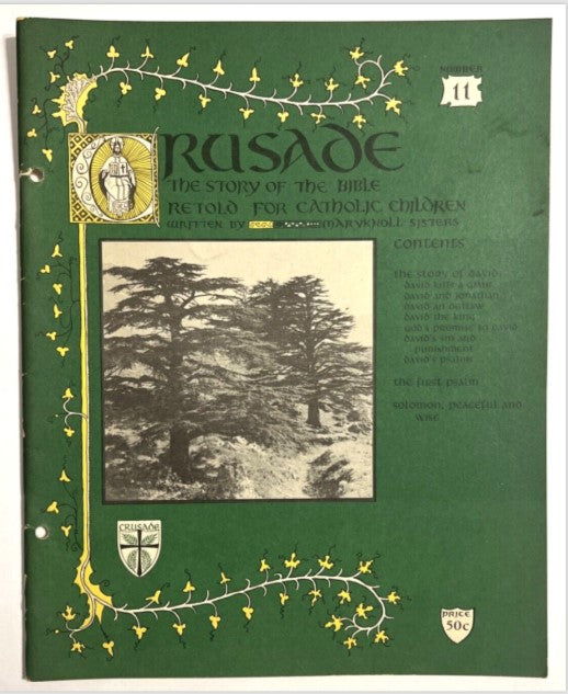 1955 Crusade Bible Stories for Catholic Children Lot of 7 Booklets Mary