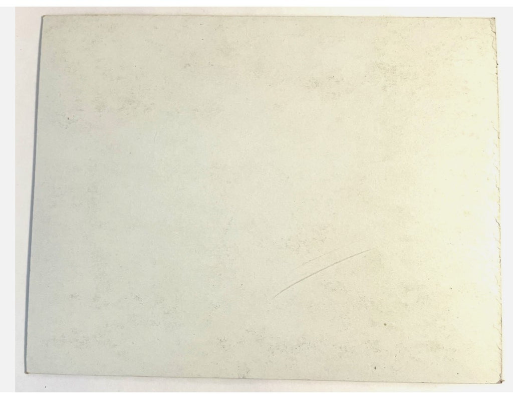 Vintage Seascape Painting 14x11" – Boats at Dock & Sailboats Signed Artwork