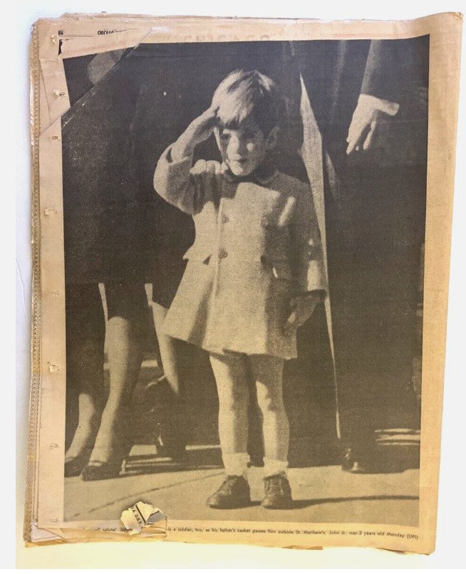 Chicago Sun-Times “Sorrow and Strength” – JFK Assassination Newspaper (Nov 23, 1963)