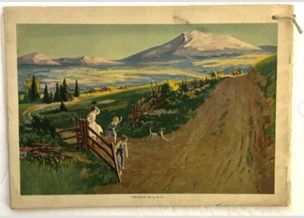 1925 Jell-O Gelatin Vintage Recipe Booklet — Neapolitan, Fruit Cocktail & Menu Art Graphics