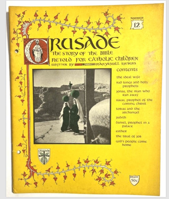 1955 Crusade Bible Stories for Catholic Children Lot of 7 Booklets Mary