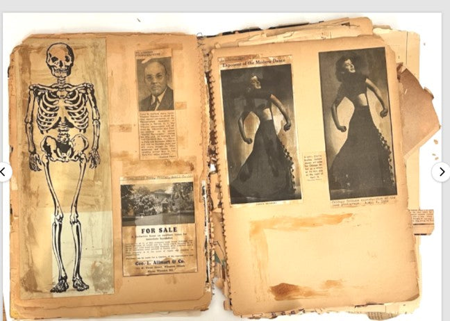 1931 Chicago Tribune Scrapbook — Vintage Newspaper Clippings & Photos (Fragile, As-Is)