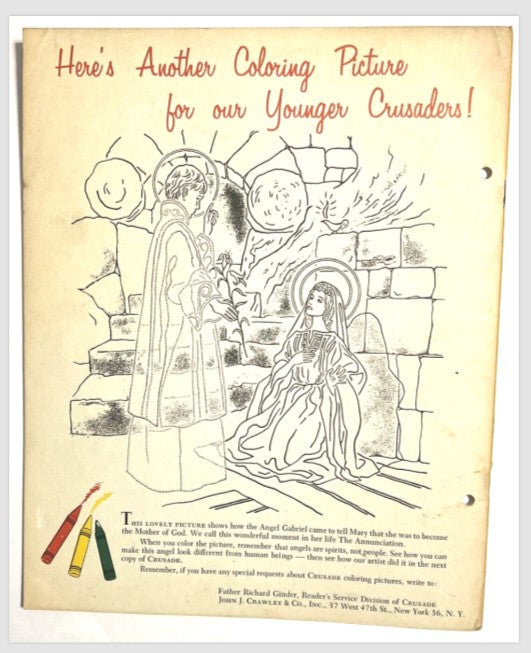 1955 Crusade Bible Stories for Catholic Children Lot of 7 Booklets Mary