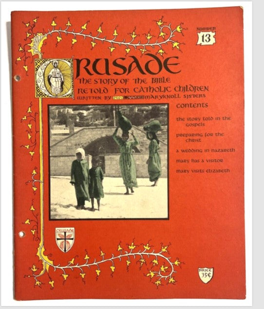 1955 Crusade Bible Stories for Catholic Children Lot of 7 Booklets Mary