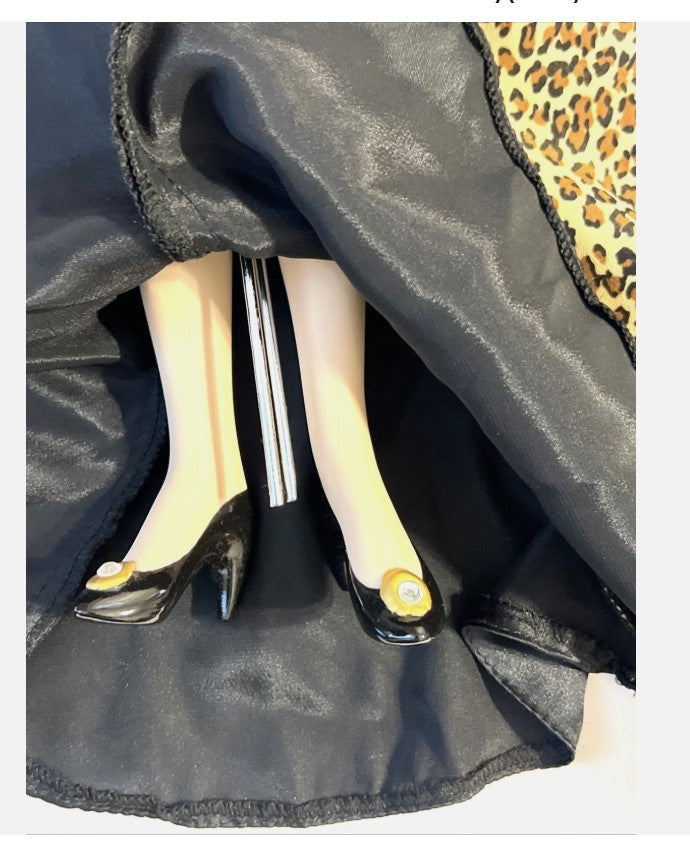 House of Erté “Panther” Sculpture — Franklin Mint Exclusive 19" Art Deco Doll w/ Flyer (Limited Edition)